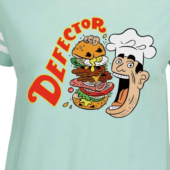 Defector Chefector Big Burger Enza Ladies Jersey Football T-Shirt