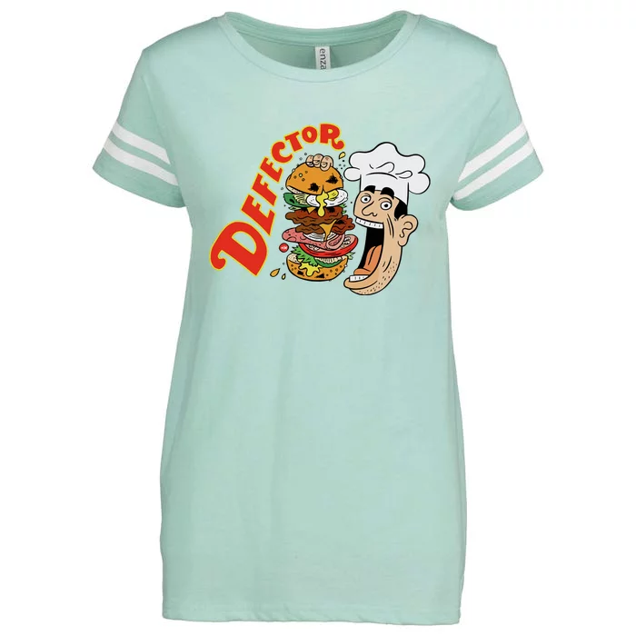 Defector Chefector Big Burger Enza Ladies Jersey Football T-Shirt