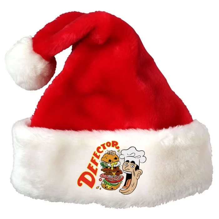 Defector Chefector Big Burger Premium Christmas Santa Hat