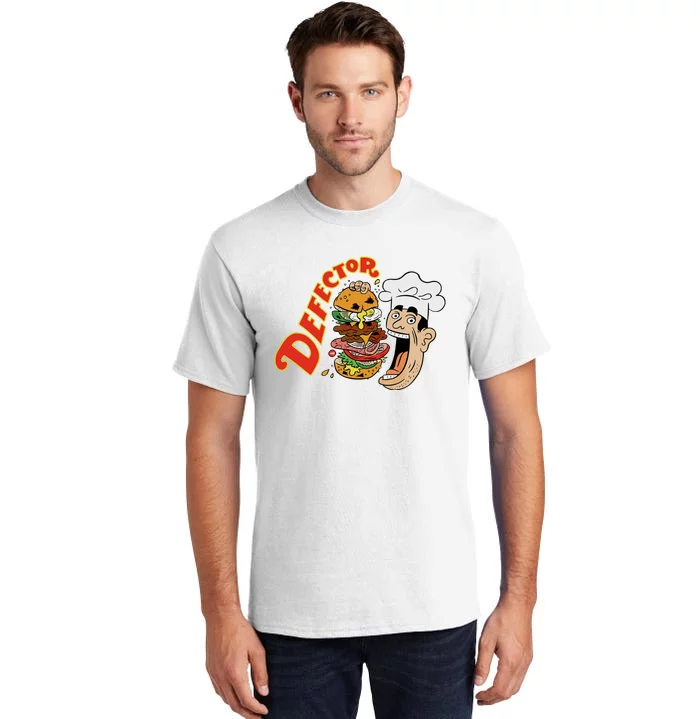 Defector Chefector Big Burger Tall T-Shirt