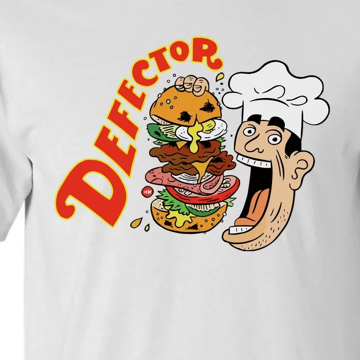 Defector Chefector Big Burger Tall T-Shirt