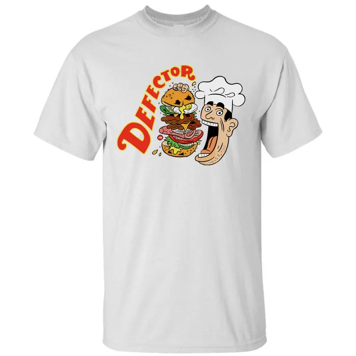 Defector Chefector Big Burger Tall T-Shirt