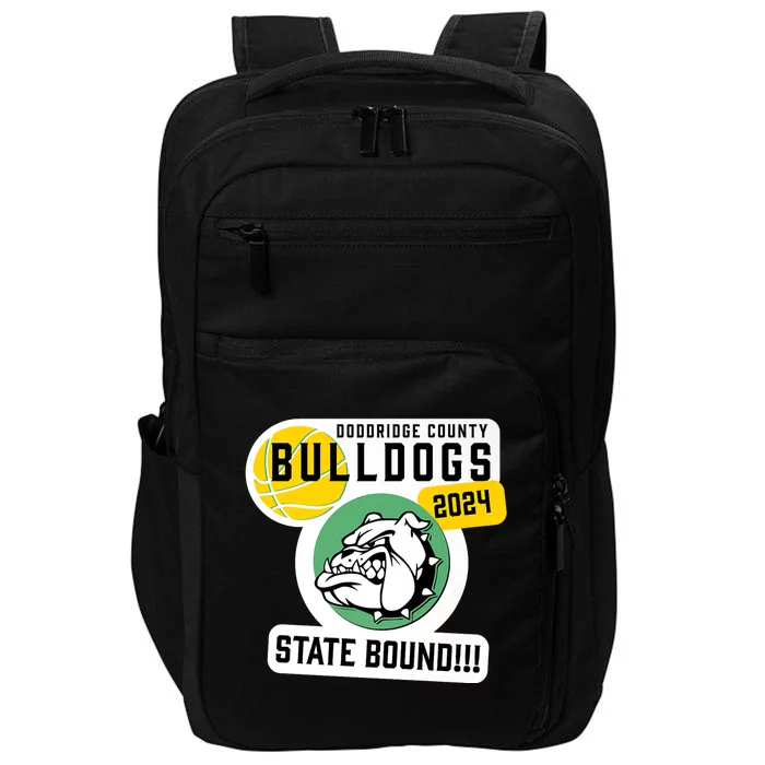 Doddridge County Bulldogs Basketball State Bound 2024 Impact Tech Backpack