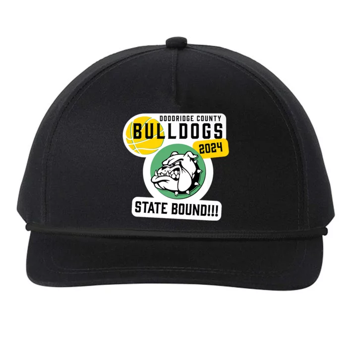 Doddridge County Bulldogs Basketball State Bound 2024 Snapback Five-Panel Rope Hat