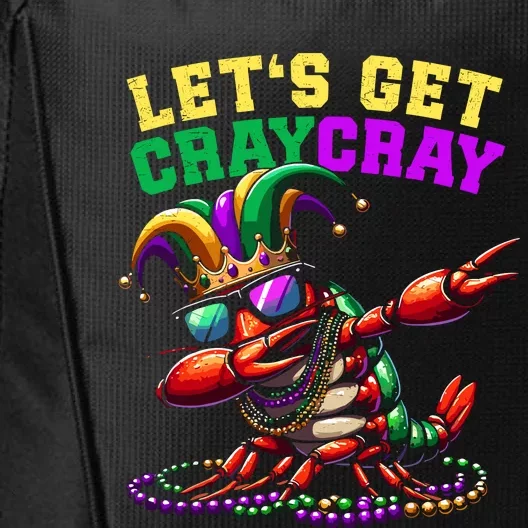 Dabbing Crawfish Costume Mardi Gras City Backpack