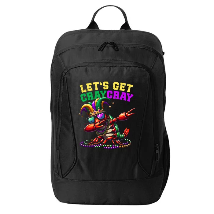 Dabbing Crawfish Costume Mardi Gras City Backpack