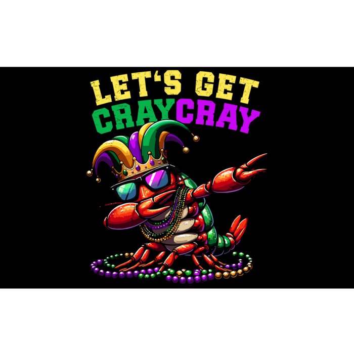 Dabbing Crawfish Costume Mardi Gras Bumper Sticker