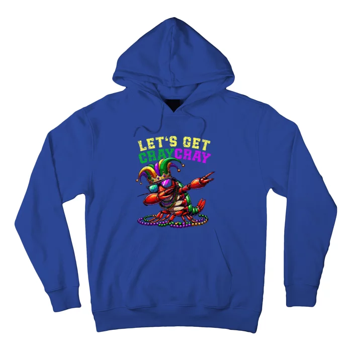 Dabbing Crawfish Costume Mardi Gras Hoodie