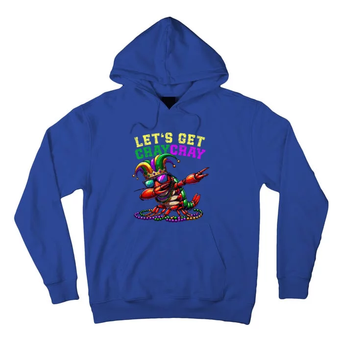 Dabbing Crawfish Costume Mardi Gras Tall Hoodie