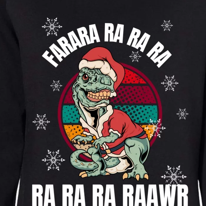 Dinosaur Christmas Cool Gift Santa Rawrs Trex Xmas Pj Meaningful Gift Womens California Wash Sweatshirt