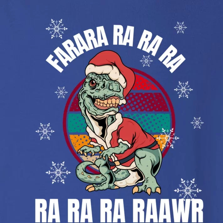 Dinosaur Christmas Cool Gift Santa Rawrs Trex Xmas Pj Meaningful Gift Toddler Long Sleeve Shirt