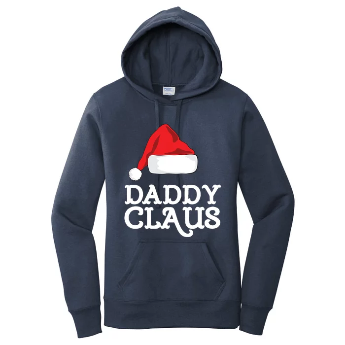 Daddy Claus Christmas Hat Family Matching Group Pajama Pj Meaningful Gift Women's Pullover Hoodie