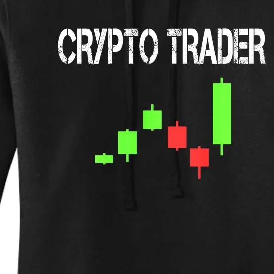 Daytrading Crypto Currency Candlestick For Traders Women's Pullover Hoodie