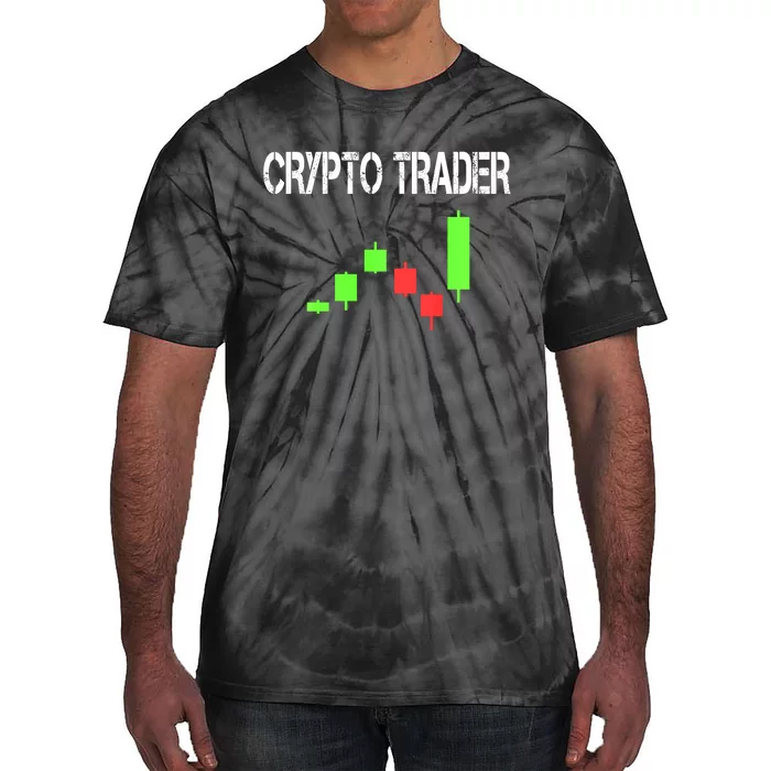 Daytrading Crypto Currency Candlestick For Traders Tie-Dye T-Shirt