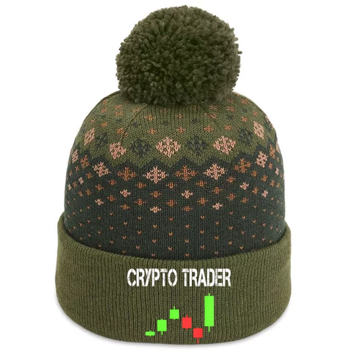 Daytrading Crypto Currency Candlestick For Traders The Baniff Cuffed Pom Beanie