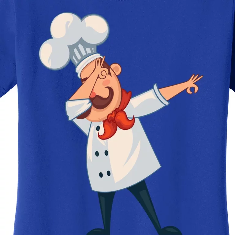 Dabbing Chef Comic Artwork For A Chef Gift Women's T-Shirt