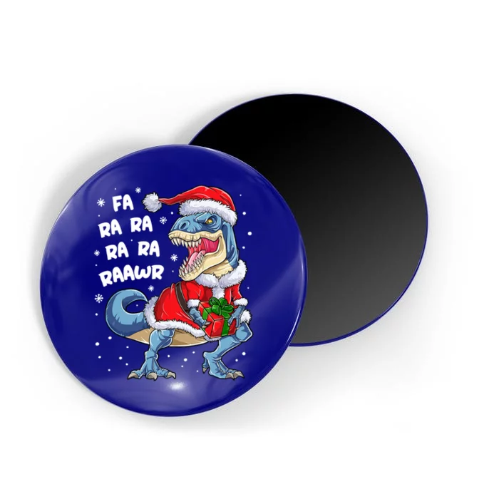 Dinosaur Christmas Cool Gift Fa Ra Ra Rawr T Rex Santa Gift Magnet