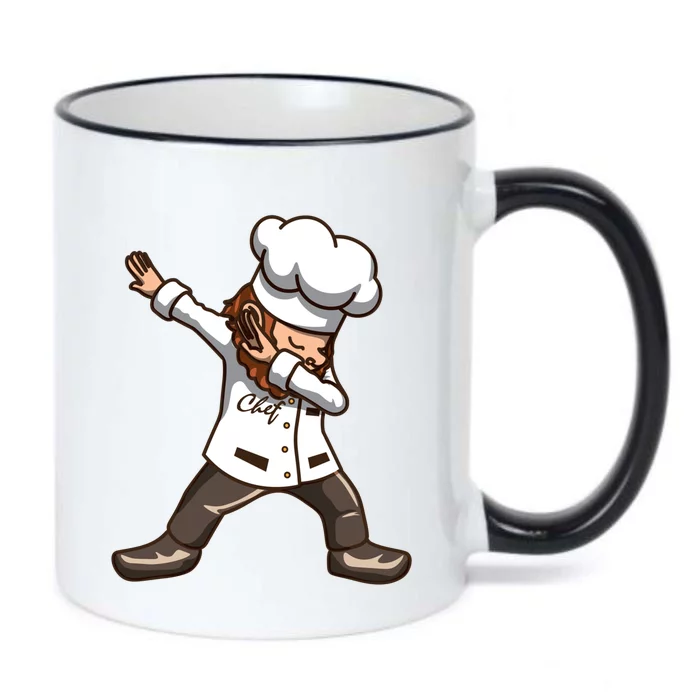 Dabbing Chef Cooking Lover Gift Idea Funny Culinary Cook Gift Black Color Changing Mug