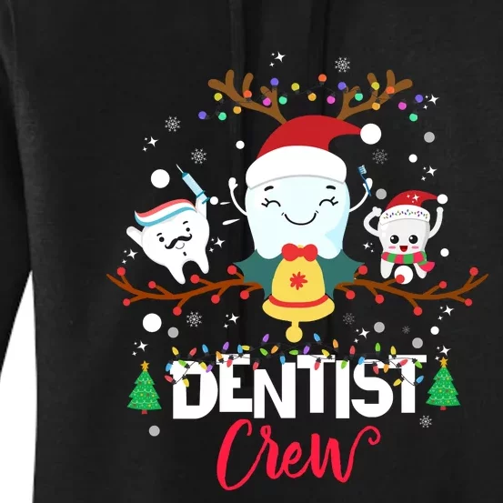 Dentist Christmas Crew Festive Holiday Apparel Women's Pullover Hoodie