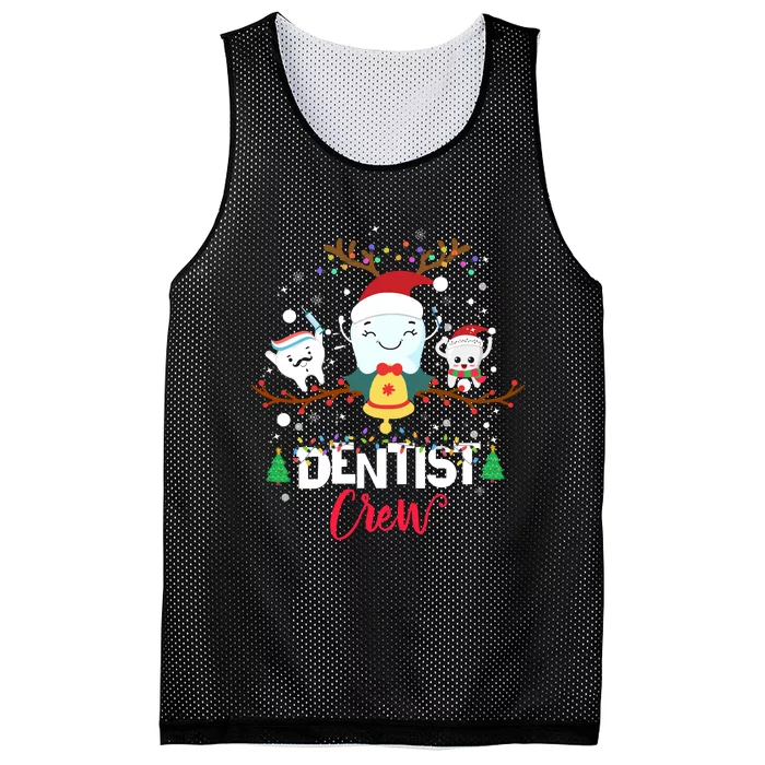 Dentist Christmas Crew Festive Holiday Apparel Mesh Reversible Basketball Jersey Tank