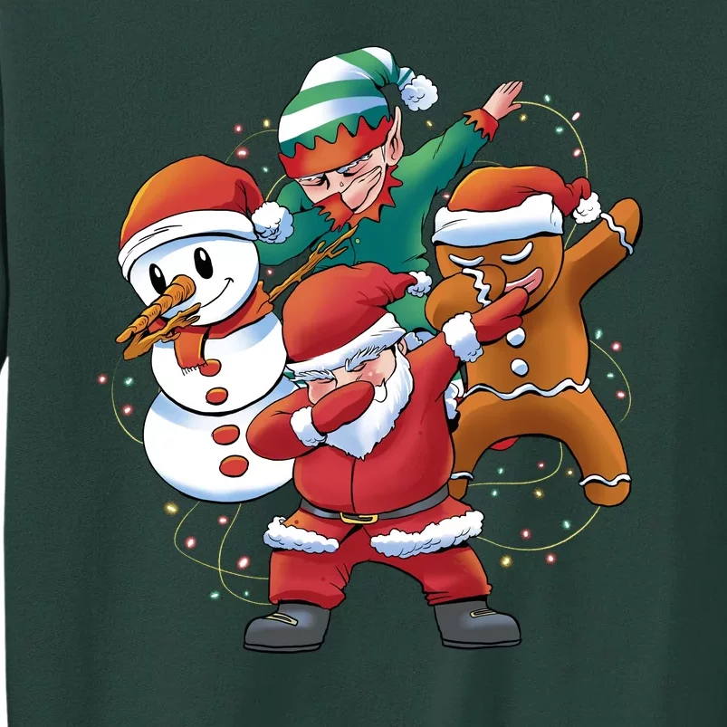 Dabbing Christmas Characters Holiday Tall Sweatshirt