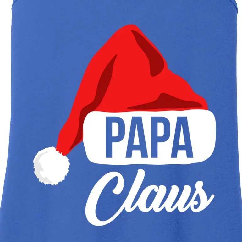 Dad Christmas Cool Gift Papa Claus Matching Family Christmas Gift Ladies Essential Tank