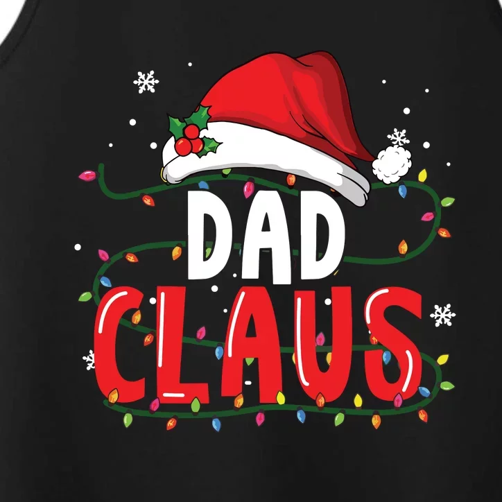 Dad Claus Christmas Famiy Matching Pajamas Team Santa Performance Tank