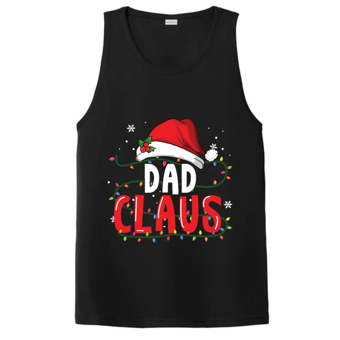 Dad Claus Christmas Famiy Matching Pajamas Team Santa Performance Tank