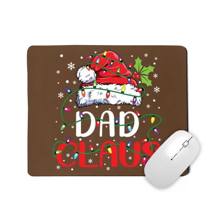 Dad Claus Christmas Santa Matching Family Christmas Pajamas Mousepad