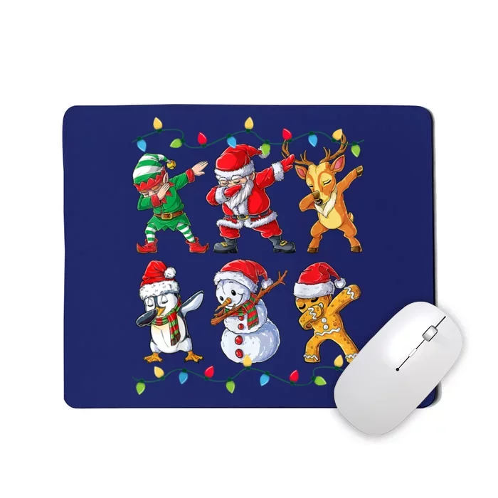 Dabbing Christmas Character Santa Dab Mousepad