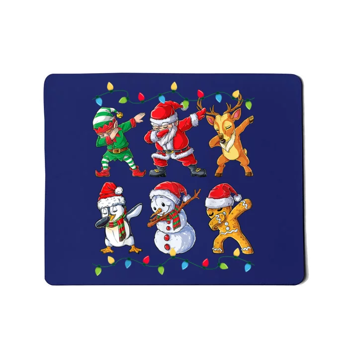 Dabbing Christmas Character Santa Dab Mousepad