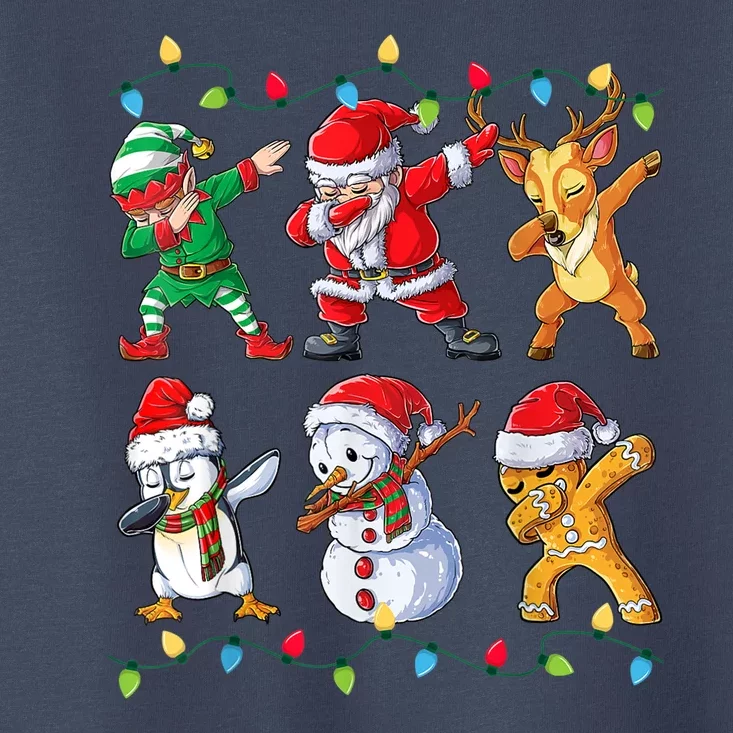 Dabbing Christmas Character Santa Dab Toddler T-Shirt