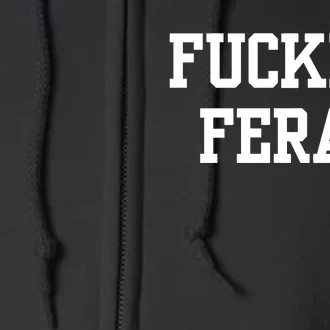 Double Cross Clothing Co Fucking Feral Full Zip Hoodie