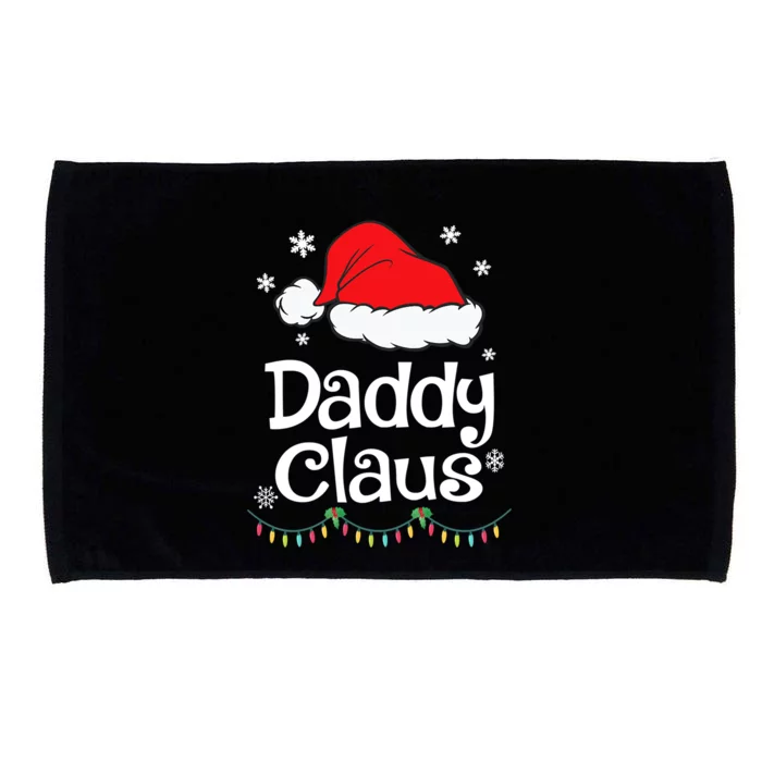 Daddy Claus Cool Gift Christmas Pajama Family Matching Xmas Gift Microfiber Hand Towel