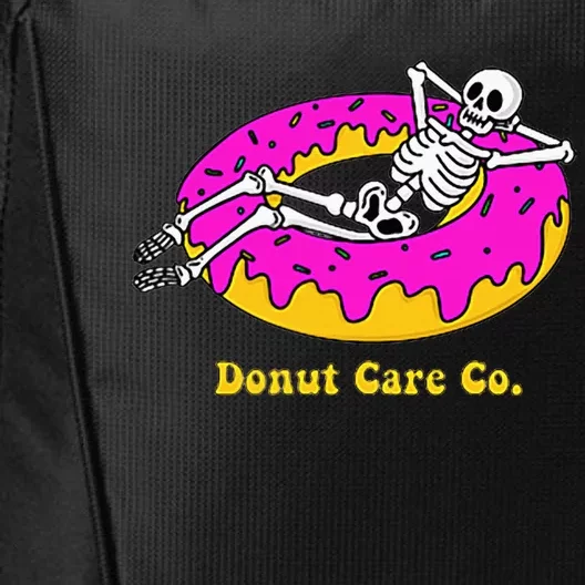 Donut Care Co Illustration Skeleton Donut City Backpack