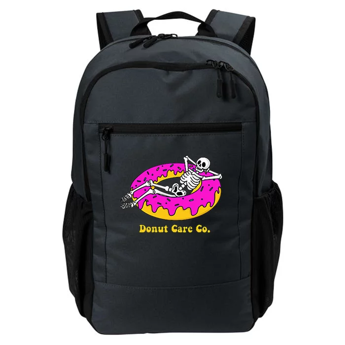 Donut Care Co Illustration Skeleton Donut Daily Commute Backpack