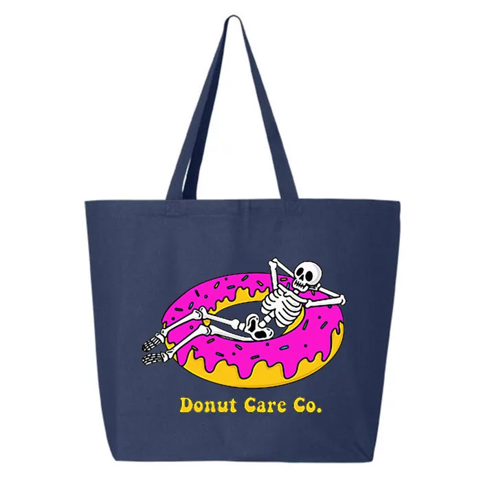 Donut Care Co Illustration Skeleton Donut 25L Jumbo Tote