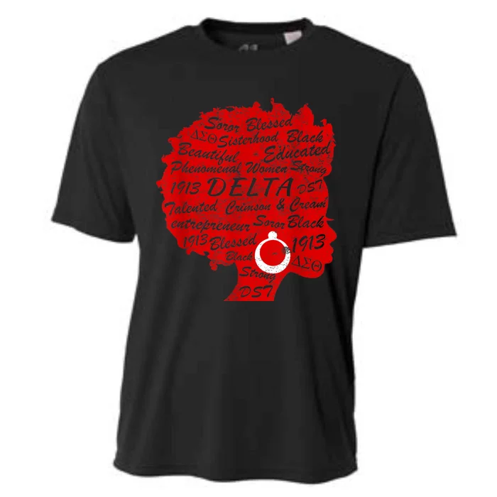 Delta Crimson & Cream Black Excellence 1913 Cooling Performance Crew T-Shirt