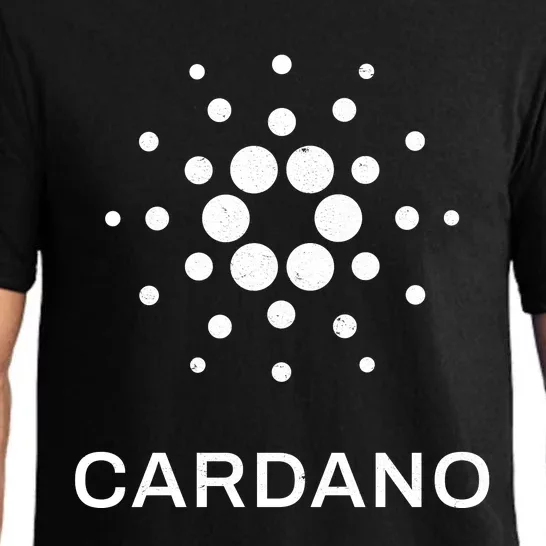 Distressed Cardano Cryptocurrency Logo Pajama Set