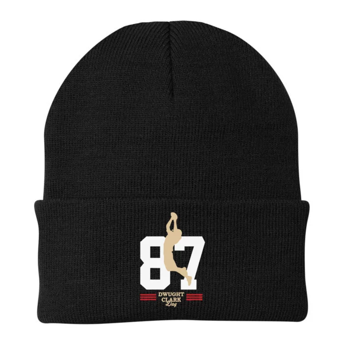 Dwight Clark Day Knit Cap Winter Beanie