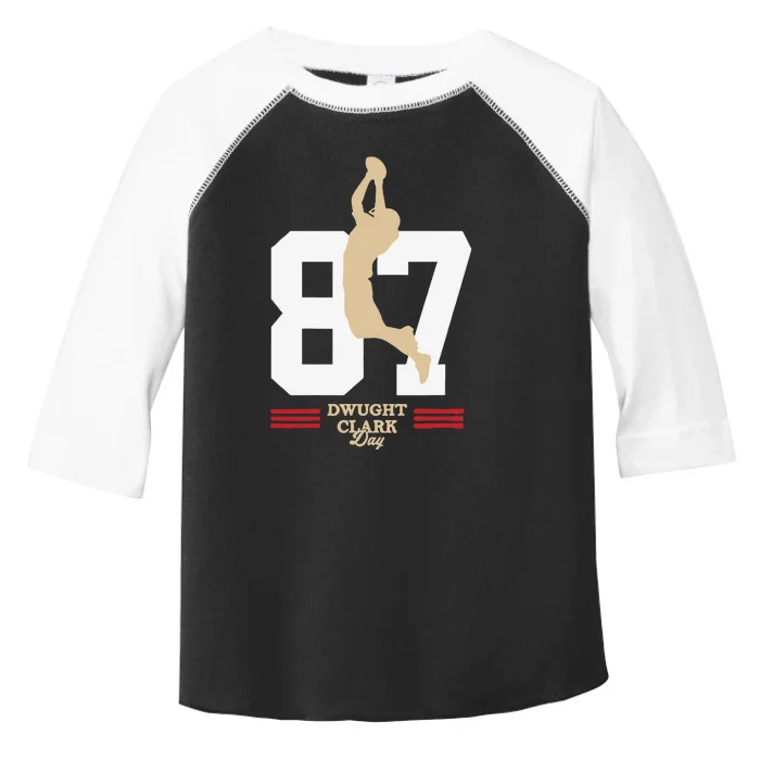 Dwight Clark Day Toddler Fine Jersey T-Shirt