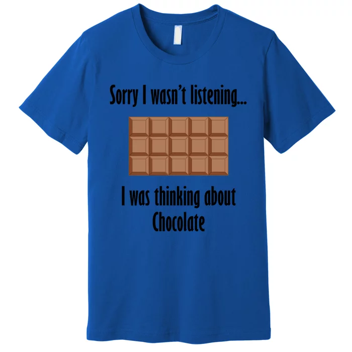 Dark Chocolate Delicious Chocolate Eating Gift Premium T-Shirt