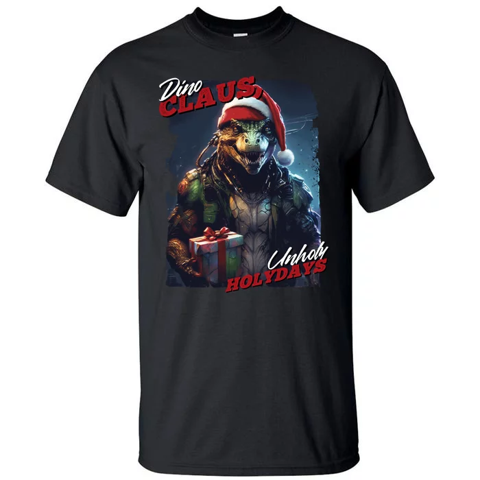 Dino Claus Tall T-Shirt