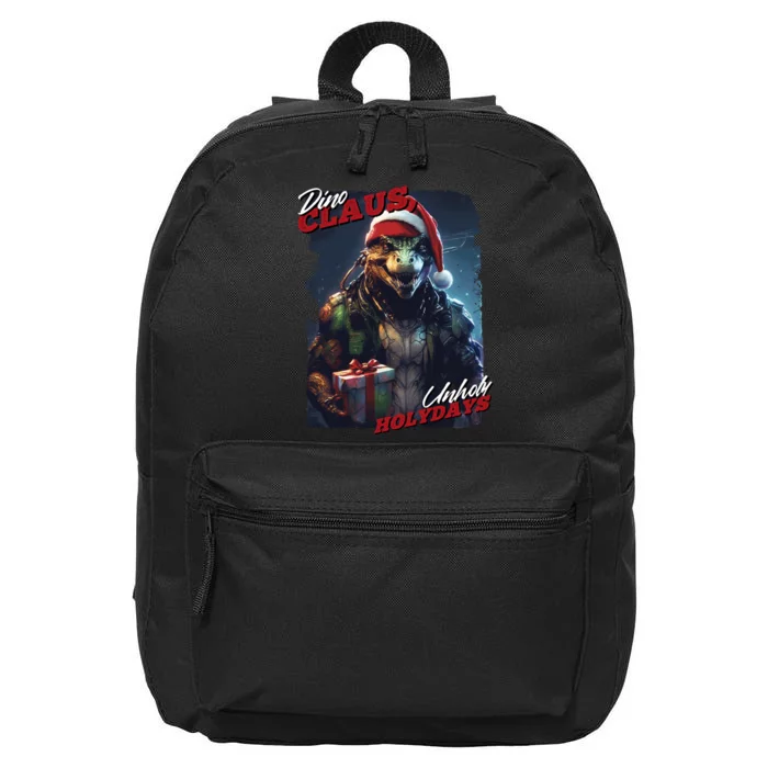 Dino Claus 16 in Basic Backpack