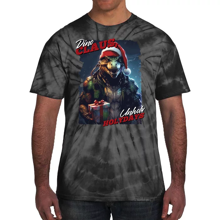 Dino Claus Tie-Dye T-Shirt