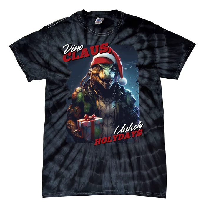 Dino Claus Tie-Dye T-Shirt