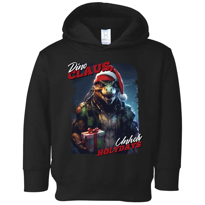 Dino Claus Toddler Hoodie