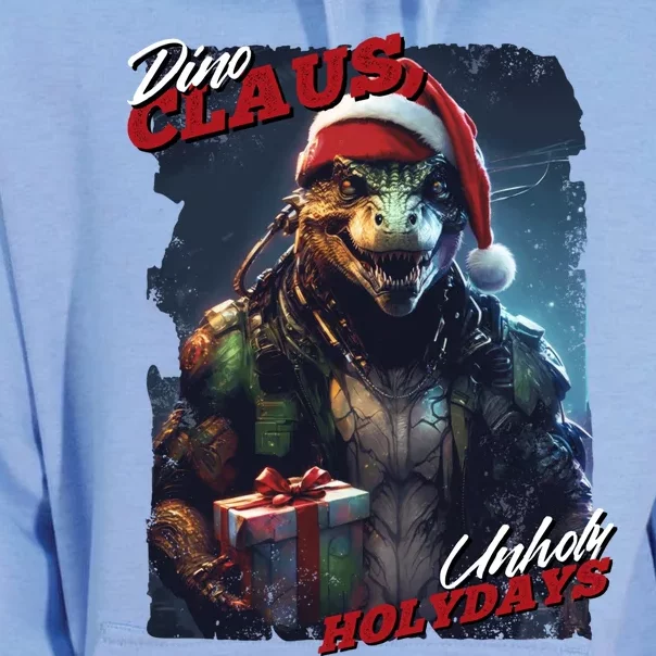 Dino Claus Unisex Surf Hoodie