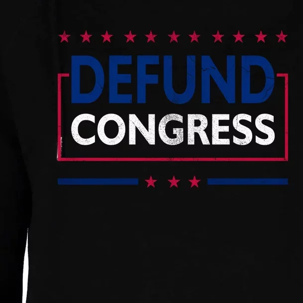 Defund Congress Defund Politicians Libertarian Political Womens Funnel Neck Pullover Hood