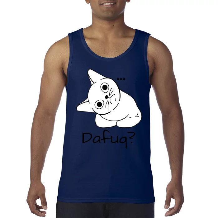 Dafuq Cat Tank Top